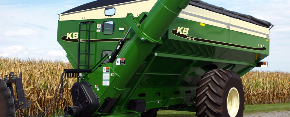 KB 110 Double Auger Grain Cart